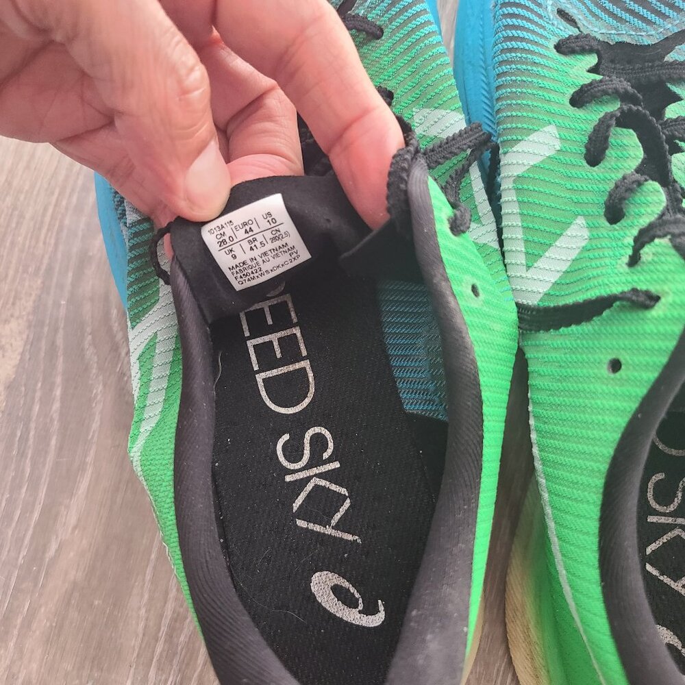 Asics Speed Sky Carbon Size 10